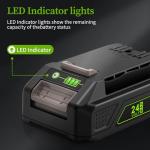 24V 4.0Ah Replacement Battery for Greenworks Tools
