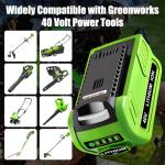 Munikind 40V Lithium Battery for GreenWorks Chainsaw
