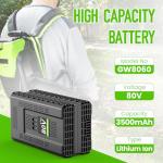 80V 3.5Ah Lithium Battery for Greenworks Tools