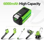 40V 6.0Ah Lithium Battery for GreenWorks Tools