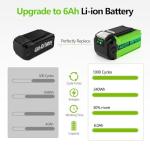 40V 6.0Ah Lithium Battery for GreenWorks Tools