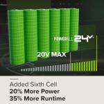 Greenworks 24V Lithium-Ion Battery - Various Sizes