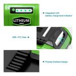 40V 6.0Ah Replacement Battery for Greenworks Tools