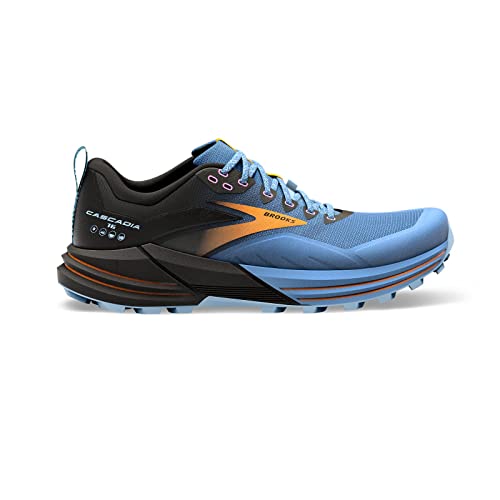 Brooks Cascadia 16 Women's Trail Running Shoe - Blue/Black/Yellow