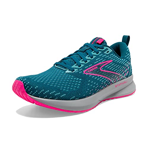 Brooks Women's Levitate 5 Running Shoes - Blue/Porcelain/Pink
