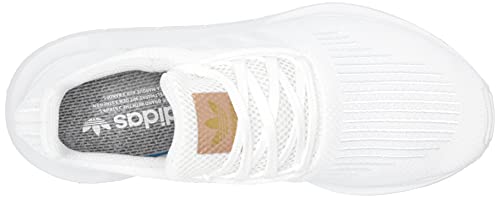 adidas Originals Women's Swift Run Sneakers, White/Copper, Size 7