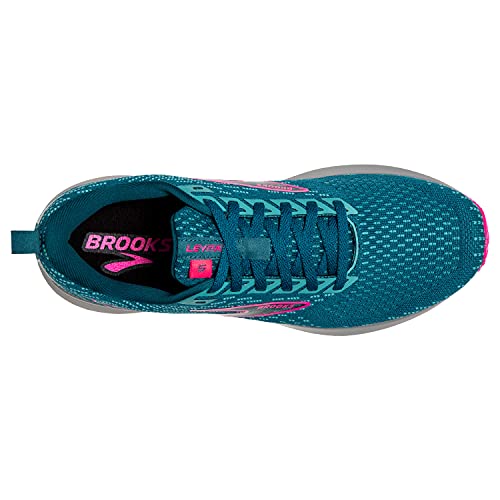 Brooks Women's Levitate 5 Running Shoes - Blue/Porcelain/Pink