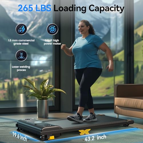 SERVFIT 3-in-1 Portable Incline Under Desk Treadmill