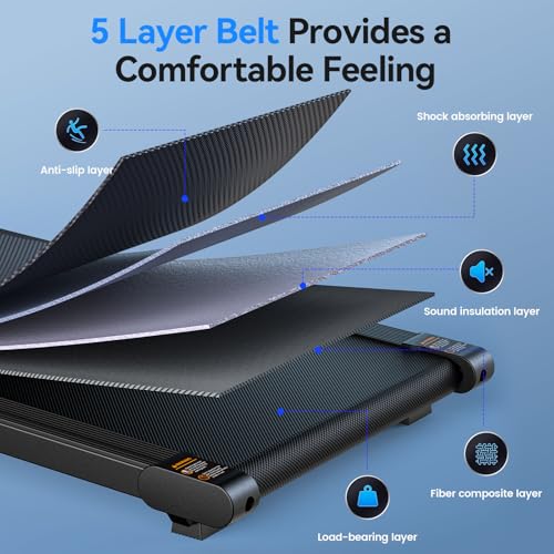 SERVFIT 3-in-1 Portable Incline Under Desk Treadmill