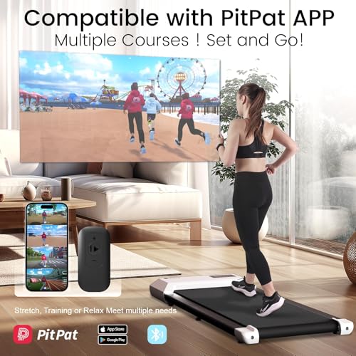 DeerRun 2-in-1 Under Desk Treadmill with Remote