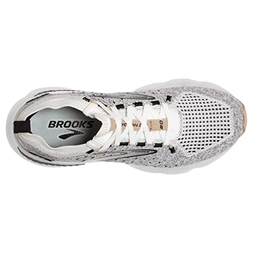 Brooks Women's Glycerin GTS 20 Running Shoe - White/Black/Cream
