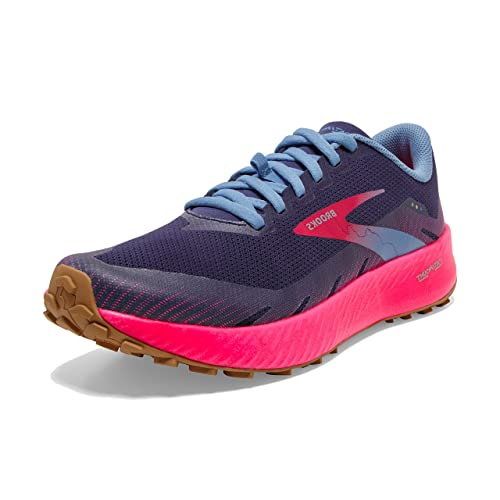 Brooks Catamount Women's Trail Shoe, Deep Cobalt/Diva Pink/Oyster
