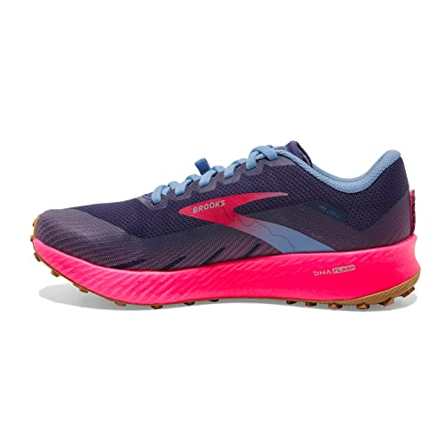 Brooks Catamount Women's Trail Shoe, Deep Cobalt/Diva Pink/Oyster