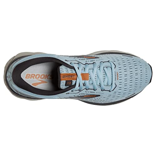 Brooks Ghost 13 Running Shoe - Women's Light Blue/Blackened Pearl/White - Size 8
