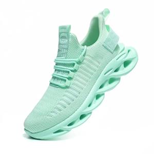 Mint Green Lightweight Men's Running Sneakers Size 7