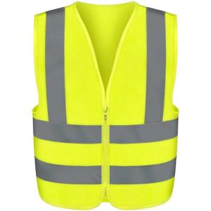 High Visibility Safety Vest - Neon Yellow Large