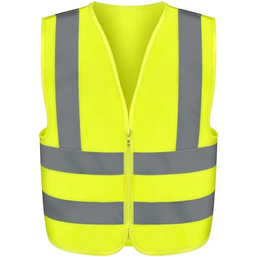High Visibility Safety Vest - Neon Yellow Large
