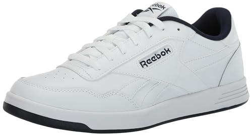 Reebok Unisex Court Advance Sneakers, White/Navy, 11.5