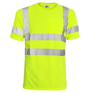 High Visibility Lime Reflective T-Shirt, Class 3