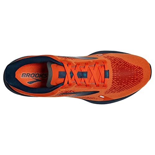 Brooks Men's Launch 9 Running Shoe - Flame/Titan/Crystal Teal