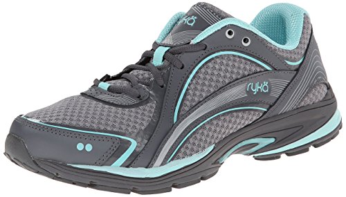 Ryka Women's Sky Walking Shoes - Frost Grey/Aqua