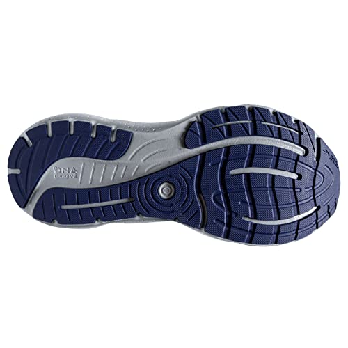 Brooks Men’s Glycerin GTS 20 Running Shoe - Oyster/Alloy/Blue