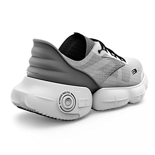 Brooks Men's Aurora Neutral Running Shoe - White/Alloy/Black - Size 13
