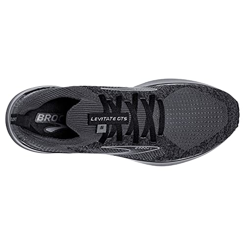 Brooks Men's Levitate GTS 5 Running Shoe - Black/Ebony/Grey