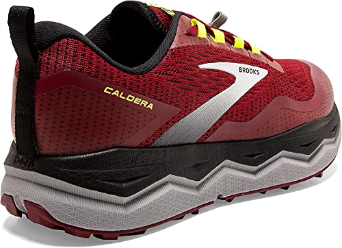 Brooks Men's Caldera 5 Trail Sneaker - Red/Black/Nightlife