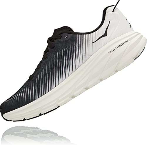 Hoka One One Men's Black White Running Shoes