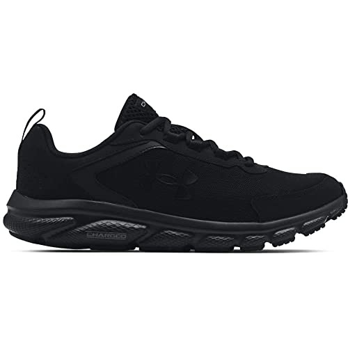 Under Armour Men's Black Charged Assert 9 Sneakers