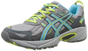 ASICS Gel-Venture 5 Women's Running Shoe, Silver/Turquoise/Lime