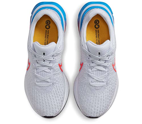 Nike Infinity Run Flyknit 3 Women's Sneakers - Grey/Red/Blue