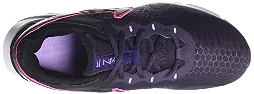 Nike Women's Legend Essential 2 Athletic Shoe, Black/Pink/Purple, 9