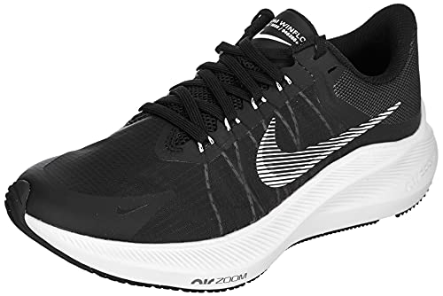 Nike Women's Winflo 8 Running Shoes, Black/Fireberry