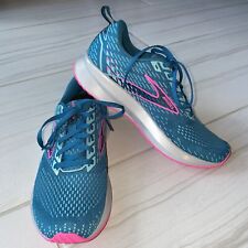 Brooks Women's Levitate 5 Running Shoes - Blue/Porcelain/Pink
