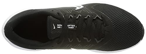 Nike Women's Stroke Running Shoe, Black/White/Smoke Grey, Size 8