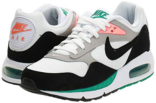 Nike Women's Air Max Correlate Sneakers, White/Black-Green, 6
