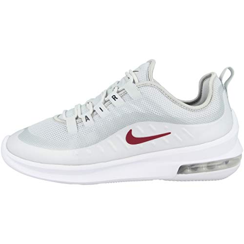 Nike Women's Air Max Axis Lowtop Sneakers, Pure Platinum/Red Crush/Blackened Blue, 10