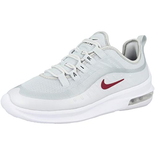 Nike Women's Air Max Axis Lowtop Sneakers, Pure Platinum/Red Crush/Blackened Blue, 10