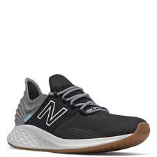 New Balance Men's Fresh Foam Roav V1 Sneaker, Black/Light Aluminum, 10