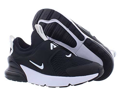 Nike Kids Air Max 270 Extreme gs Running Casual Ci1108 Shoes, Black/White, 12 Little Kid