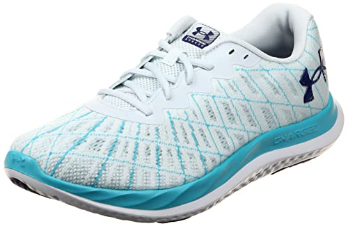Under Armour Women's Charged Breeze 2 Sneakers - Gray/Blue, Size 6.5