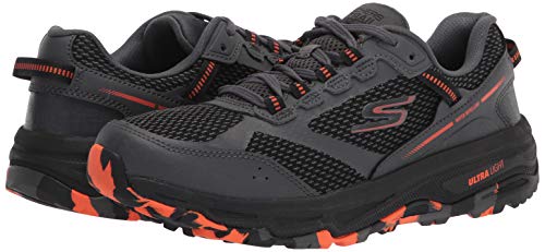 Skechers Altitude-Trail Sneaker, Charcoal/Orange/Black, 10.5