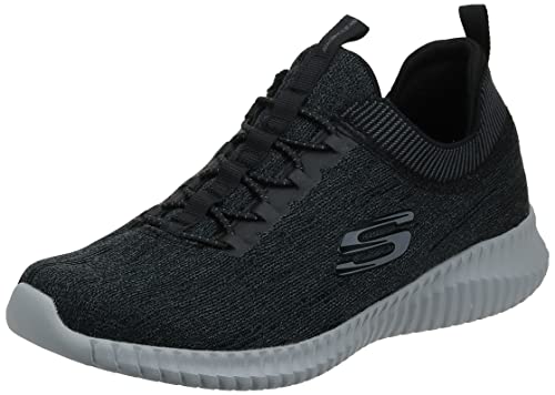 Skechers Men's Elite Flex Hartnell Sneakers, Black/Grey