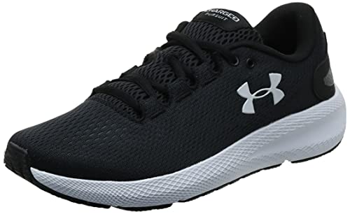 Under Armour Women's Charged Pursuit 2 Sneakers, Black/White