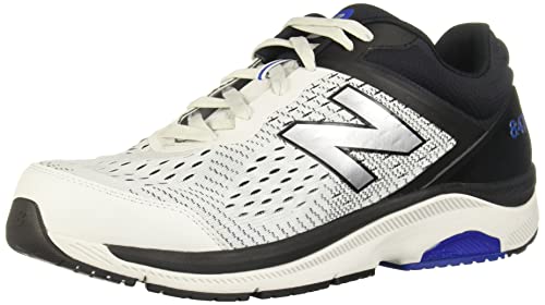 New Balance Men's 847 V4 Walking Shoe, Arctic Fox/Black, 9 Wide