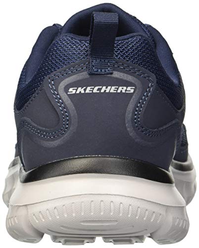 Skechers Men's Navy Track Scloric Oxford Sneakers