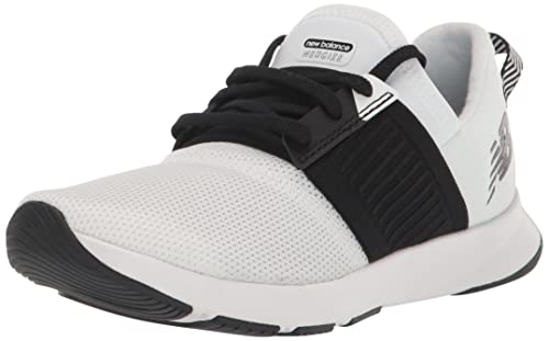 New Balance Women's Dynasoft Nergize V3 Cross Trainer, White/Black, 5