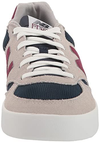 New Balance Men's CT300 V3 Sneaker, Grey/Burgundy, 10.5